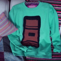 Colour Block Sweatshirt Turquoise | Sassy J