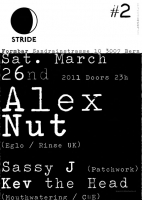 Stride Night 2 w/ Alex Nut (Eglo/Rinse/UK), Sassy J & Kev the Head, 5ETAGE BERN | Sassy J